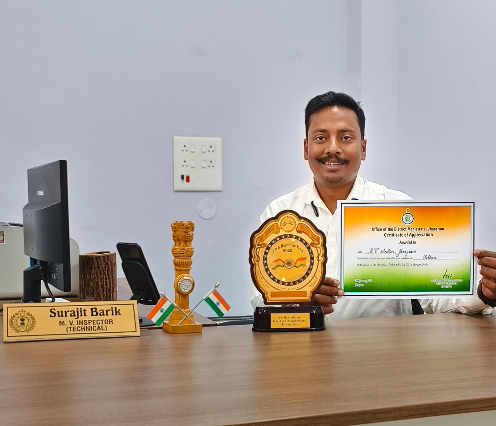 Third Posting at Jhargram District HQ. R.T.O (2024-till now)