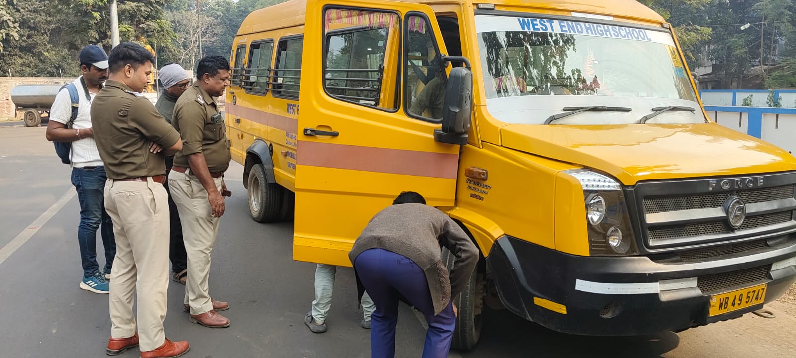 School Bus Inspection @ Jhargram District 