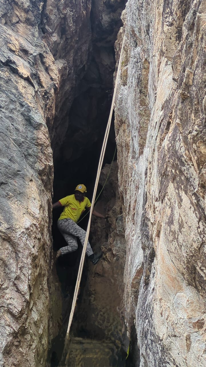 Chimney Climbing during RCC- BASIC-IoE